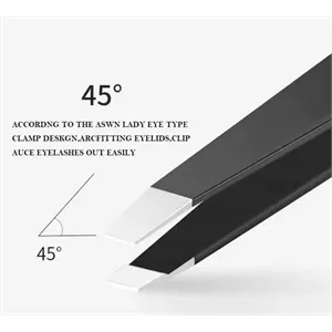 Professional Stainless Steel Tweezers Set with Travel Case