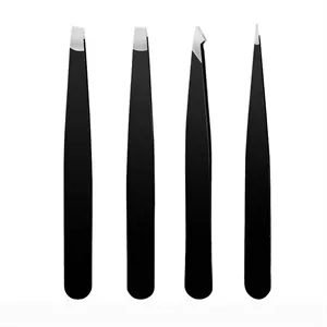 Professional Stainless Steel Tweezers Set with Travel Case