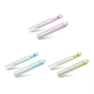 Reusable Collapsible Stainless Steel Straw With Plastic Case