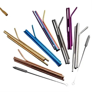 Reusable Stainless Steel Metal Straws