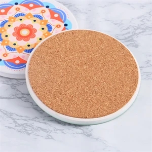 Round Absorbent Coasters for Drinks
