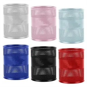 Round Mesh Pen and Pencil Cup