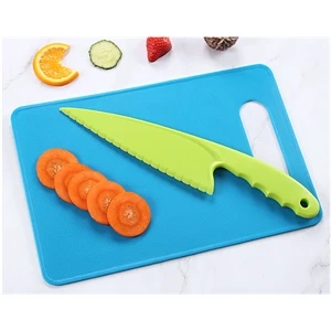 Safety Plastic Cake & Fruit Knife - 3 sets