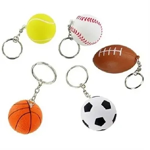 Soccer Keychains Stress Ball For School Carnival Reward