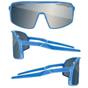 Sport Viper Mirror Sunglasses W/ 1 Color Lens Imprint
