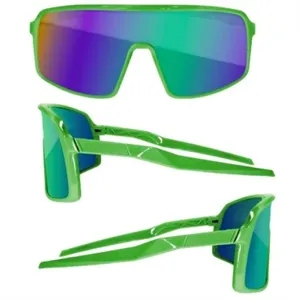 Sport Viper Mirror Sunglasses W/ 1 Color Lens Imprint