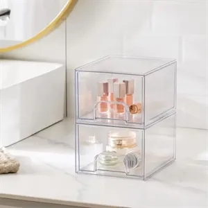 Stackable Cosmetic Clear Storage Drawers