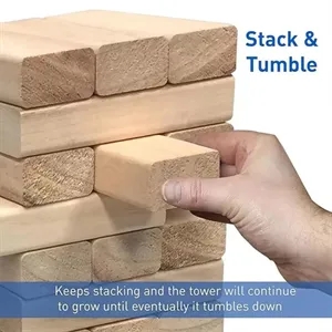 Stacking Puzzle Set With Polyester Pouch