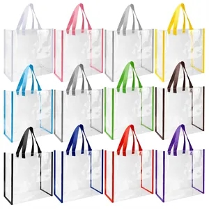 Stadium Approved Clear Transparent Pvc Tote Bag (12"X12"X6")