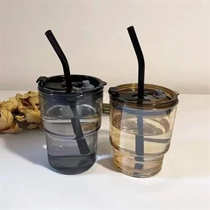Straw Cup With Lid