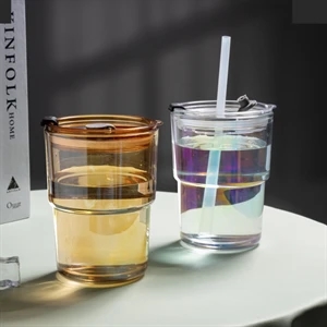 Straw Cup With Lid