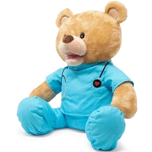 Stuffed Teddy Bear with Doctor or Nurse Scrubs