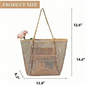 Tote Bag,Woven Beach Bag