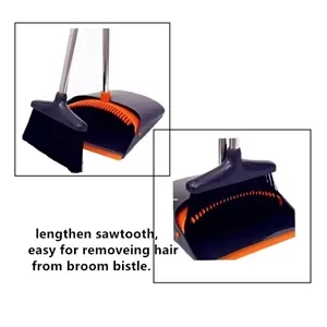 Upright Broom And Dustpan Set