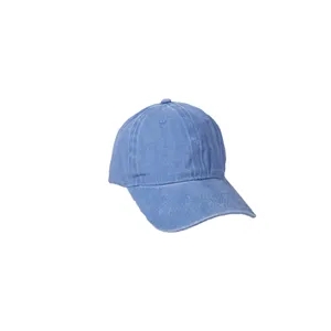 Washed Pigment Dyed Cotton Dad Baseball Cap
