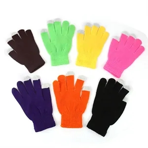 Winter Warm Knit Gloves - Touch Screen