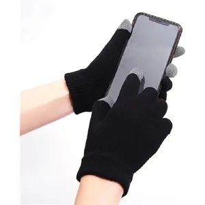 Winter Warm Knit Gloves - Touch Screen