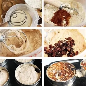 Wood Handle Dough Whisk