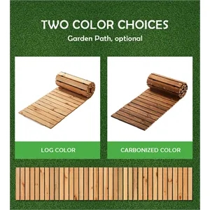 Wooden Garden Pathway