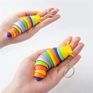 fidget slug keychain toys