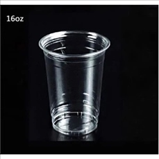 16oz Disposable Plastic PET Cup