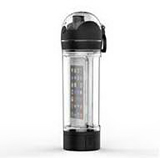 16oz Plastic Sport Phone Holder Water Bottle