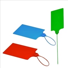 18" Total Length Big Plastic Seals Shipping Logistics Tags