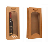 2 Bottle Wine Bag with Window