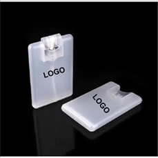 20ml Plastic Credit Card Shape Pocket Size Flat Spray Bottle