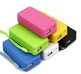 3000 mAh Portable Lithium Ion Power Bank Charger with Cord