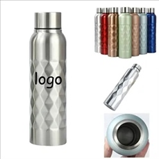 33.3Oz Stainless Steel Rhombus Water Bottle