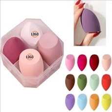 4 Pcs Dry and Wet Use Makeup Sponge Set