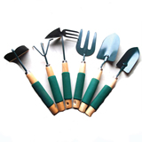 6 pcs Garden Tool Sets, Spade, Fork, Hoe
