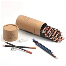 72-Color Pencil Cylinder Art Set