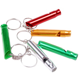 Aluminum Whistle;Rescue Key Chain Whistle