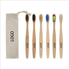 Bamboo Toothbrush in cotton Bag