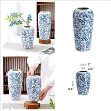 Blue and White Vase