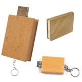 Book Style Wooden U Disk USB Flash Drive Pen Drive