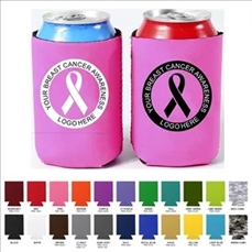Breast Cancer Awareness Neoprene Can Coolers