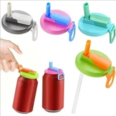 Can Covers with Straw