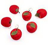 Christmas Tree Ornament Red Foam Apple