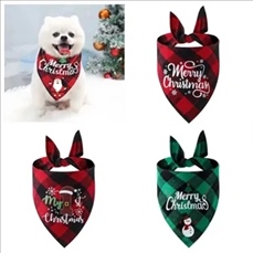 Christmas pet scarf