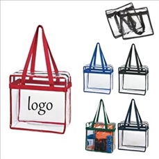 Clear Tote Bag With Zipper
