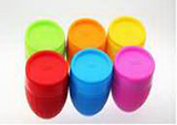 Colorful Healthy Ceramic Coffee Mug with Silicone Cap