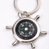 Compass Metal Keychain