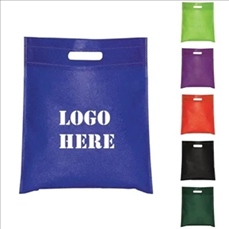 Cut-Out Handle Tote Non woven bag