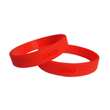 Debossed Silicone Wristband