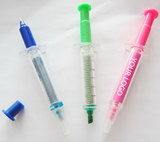 Double Sided Syringe Highlighter Pen