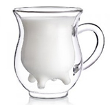 Double Walled Milk Cup With Handle