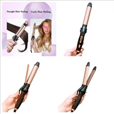 Dual Purpose Straightening and Curling Iron